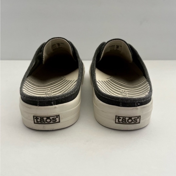 Taos Womens EZ Soul Slip On Canvas Sneakers Shoes size 8 black/grey - Picture 5 of 8